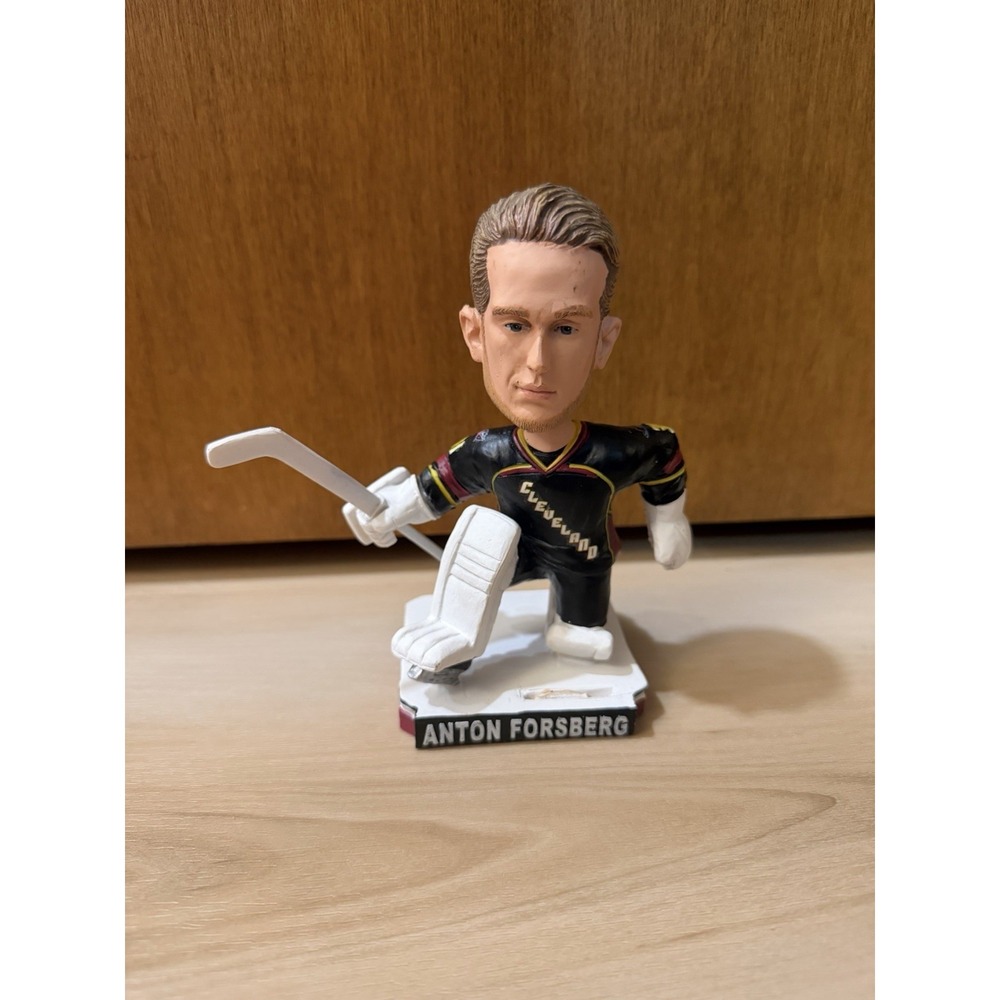 Anton Forsberg Cleveland Monsters SGA Bobblehead Hockey Collectible‎ Figure Flaw